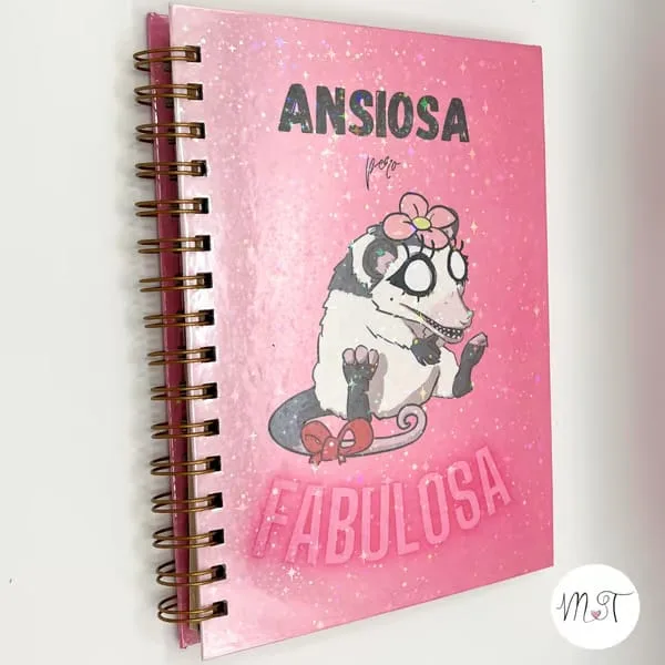 Libreta A5 Ansiosa pero fabulosa 01